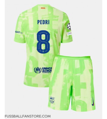 Barcelona Pedri Gonzalez #8 Replik 3rd trikot Kinder 2024-25 Kurzarm (+ Kurze Hosen)